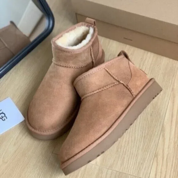 UGG Classic Ultra Mini Boots chestnut - Picture 5 of 6